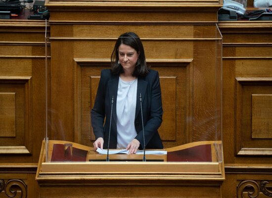 Παρέμβαση της Υπουργού Παιδείας και Θρησκευμάτων, Νίκης Κεραμέως, κατά τη συζήτηση Συνταγματικότητας του νομοσχεδίου για τα ΑΕΙ στην Ολομέλεια της Βουλής