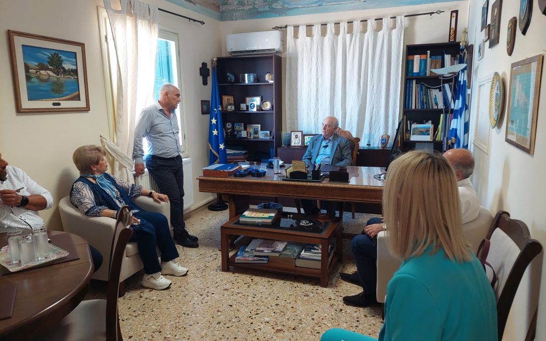Επίσκεψη του Γενικού Γραμματέα Ε.Ε.Κ.Δ.Β.Μ.&Ν. κ. Γ. Βούτσινου στις Οινούσσες και στη Χίο
