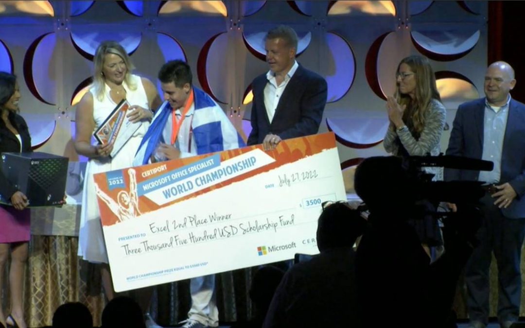 O Νικόλας Ραπάνης, μαθητής του 4ου Λυκείου Ηρακλείου, κατέκτησε τη δεύτερη θέση στον Παγκόσμιο Τελικό της Microsoft 