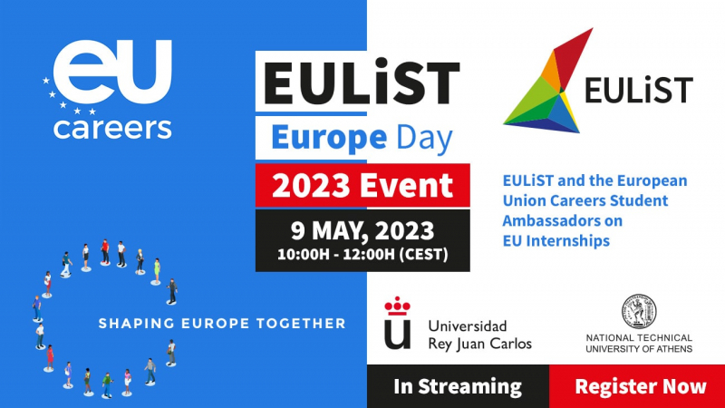Διαδικτυακή εκδήλωση EULiST για ευκαιρίες πρακτικής άσκησης – 9 Μαΐου ’23, ώρα 11:00-13:00