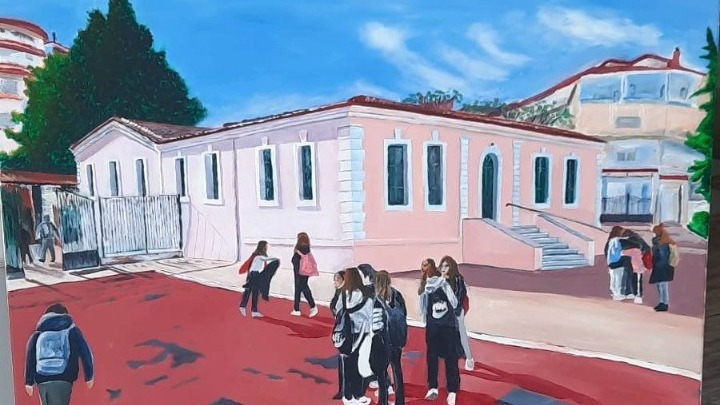 Κιλκίς: Κτίρια της πόλης τους ζωγράφισαν μαθητές του 2ου Πειραματικού Γυμνασίου