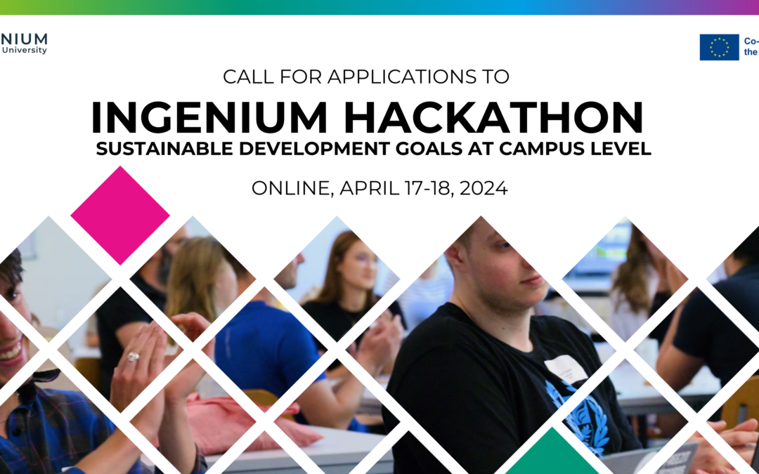 INGENIUM Hackathon για τους Στόχους Βιώσιμης Ανάπτυξης (ΣΒΑ)