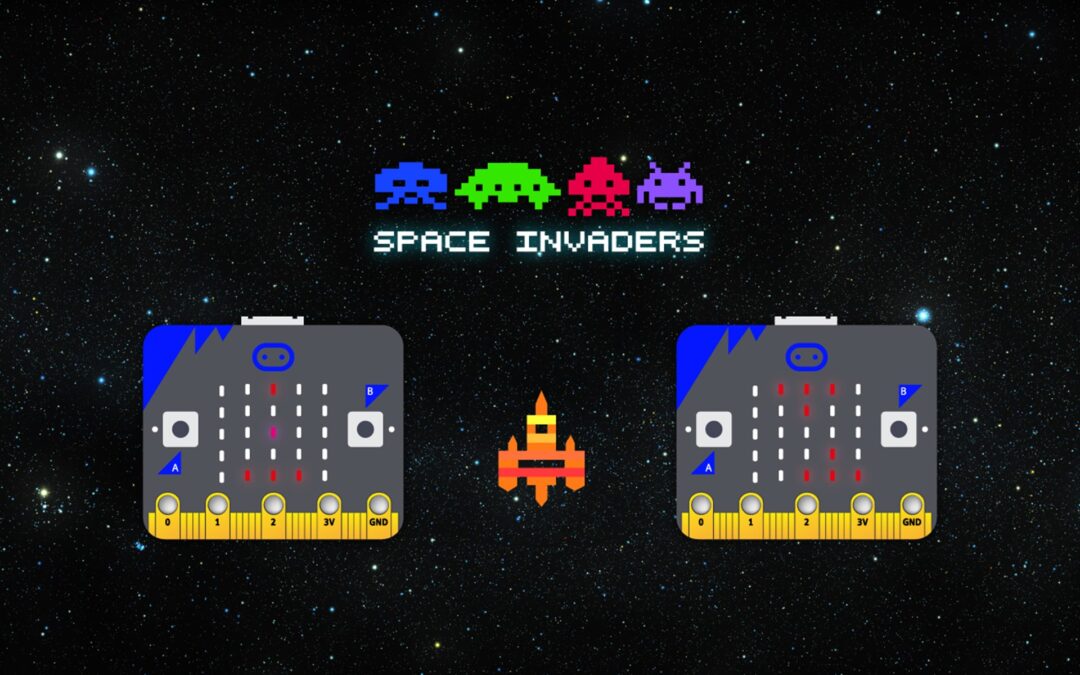 Space Invaders: Εργαστήρια δημιουργίας arcade παιχνιδιού με microbit 